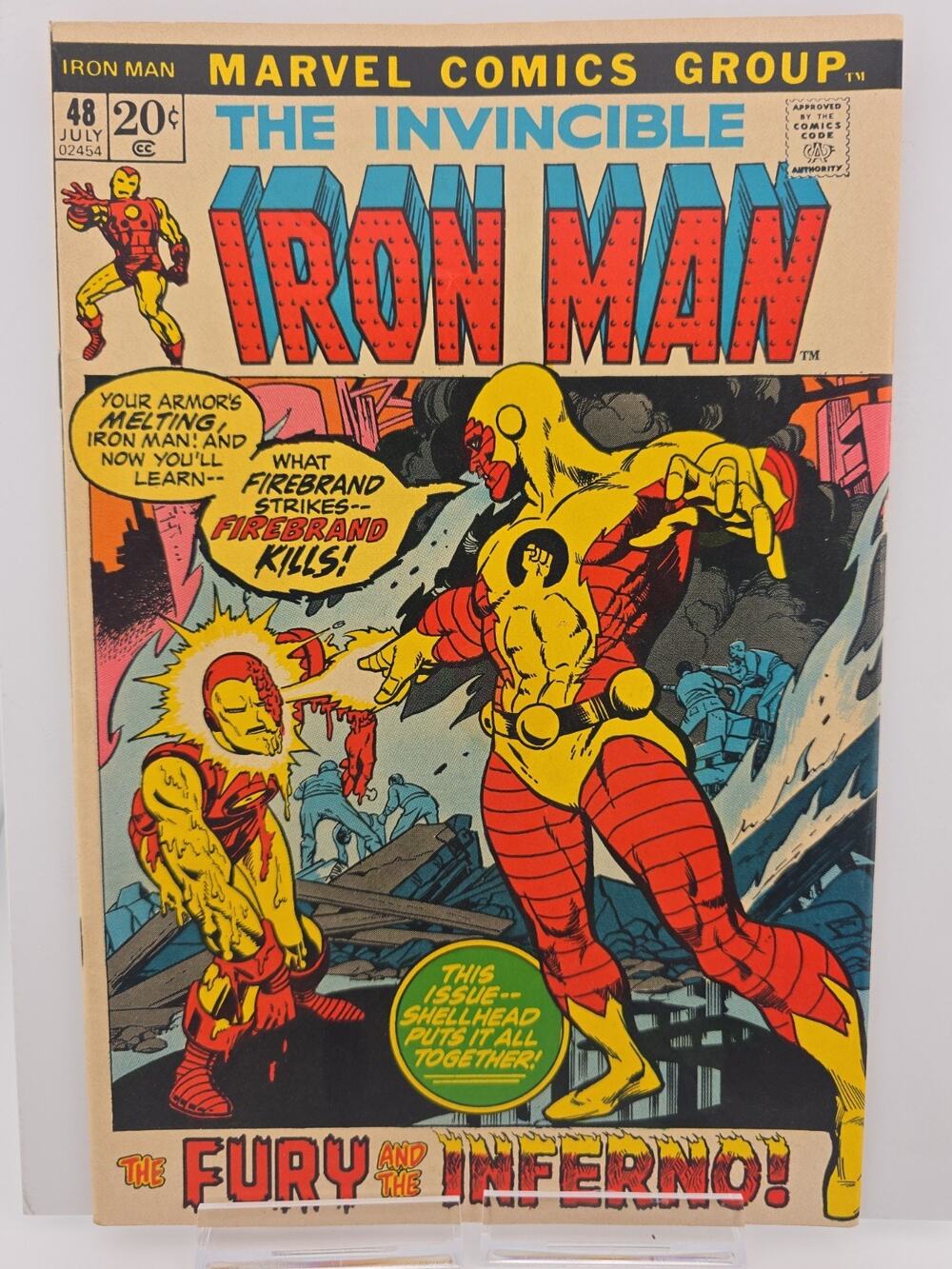 Iron Man #48 JULY"The Fury and the Inferno!" Vince Colletta Gil Kane